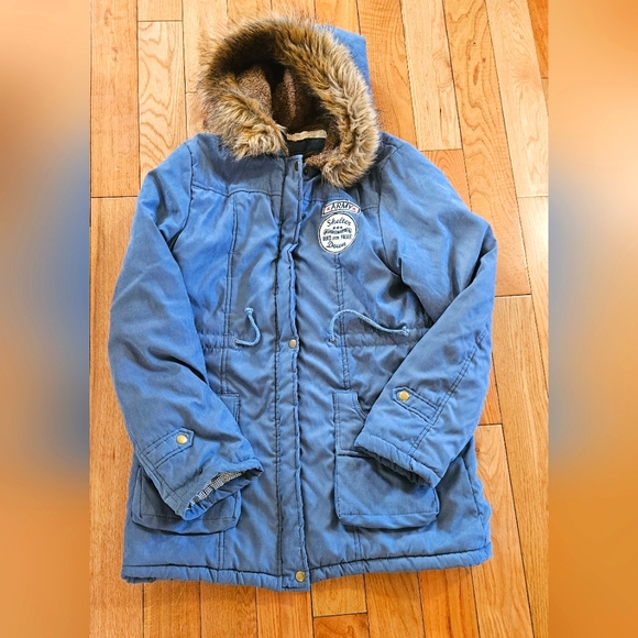 Jackets & Blazers - Amazon Women's Hooded Coat Size Large